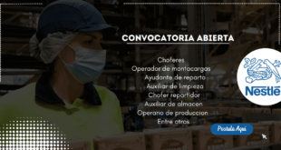 NUEVA CONVOCATORIA - NESTLE