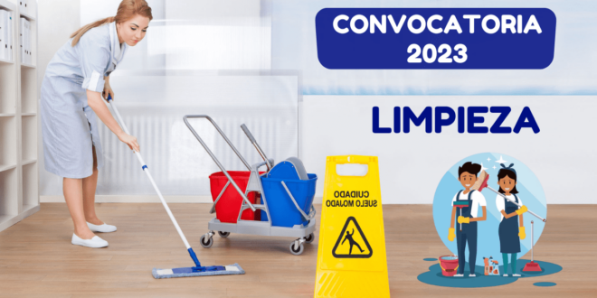 NUEVA CONVOCATORIA - LIMPIEZA