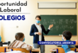 NUEVA CONVOCATORIA - COLEGIOS