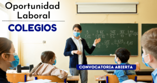 NUEVA CONVOCATORIA - COLEGIOS